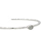 Pulsera "Delhi" Silver peridoto - KARVIK JOYAS