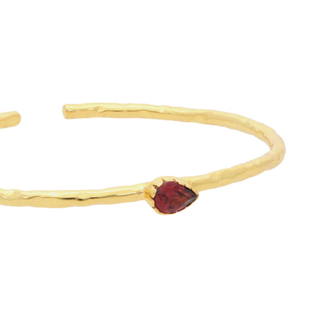 Pulsera "Delhi" granate - KARVIK JOYAS